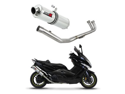 Yamaha T-MAX 500 2008 - 2011 Full system Kolektor wydech Tłumik ST + dB killer medium