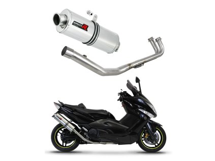 Yamaha T-MAX 500 2008 - 2011 Full system Kolektor wydech Tłumik OV + dB killer medium