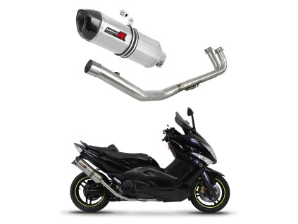 Yamaha T-MAX 500 2008 - 2011 Full System Kolektor wydech Tłumik HP1 + dB killer medium