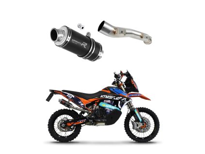 KTM 890 Adventure 2021 - 2023 wydech Tłumik GP1 BLACK + dB killer medium