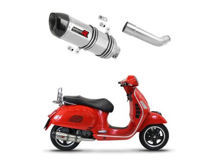 Piaggio Vespa GTS 125 2007 - 2012 wydech Tłumik HP1 + dB killer medium