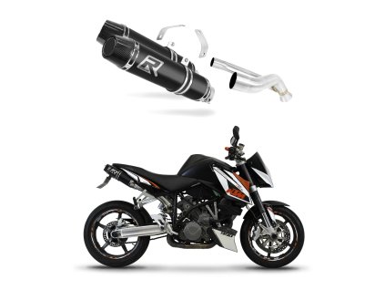 KTM 990 SUPER Duke 2005 - 2013 wydech Tłumik HP3 BLACK + dB killer medium
