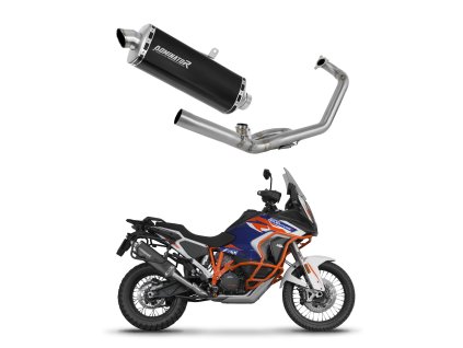 KTM 1290 Super Adventure 2021 - 2024 Full system Kolektor wydech Tłumik P7 BLACK + dB killer medium