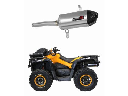 Can am Outlander 650 2013 - 2017 wydech Tłumik HP7 + dB killer medium