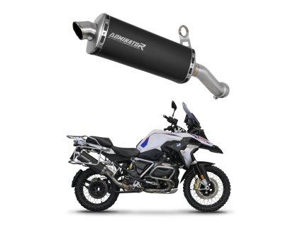 BMW R1250GS Adventure 2018 - 2023 wydech Tłumik P7 BLACK + dB killer medium