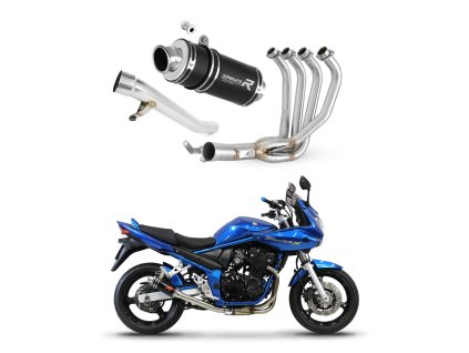 Suzuki GSF 650 BANDIT N / S 2005 - 2006 Full system Kolektor wydech Tłumik GP1 BLACK + dB killer medium