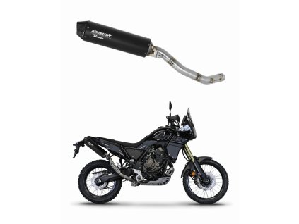 Yamaha Tenere 700 2021 - 2024 wydech Tłumik MX2 BLACK + dB killer medium