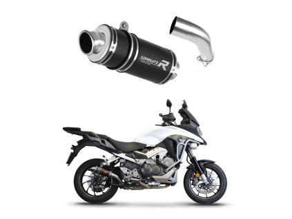 Honda VFR 800 X Crossrunner 2015 - 2021 wydech Tłumik GP1 BLACK + dB killer medium