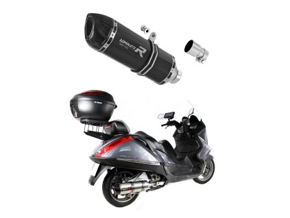 Aprilia Atlantic 500 Sprint wydech Tłumik HP1 BLACK + dB killer medium