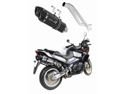 Aprilia ETV 1000 Caponord 2005 - 2007 wydech Tłumik HP1 BLACK + dB killer medium