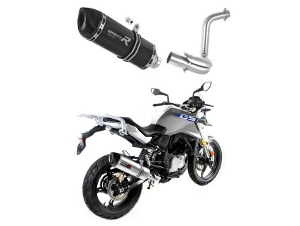 BMW G310GS 2016 - 2024 wydech Tłumik HP1 BLACK + dB killer medium