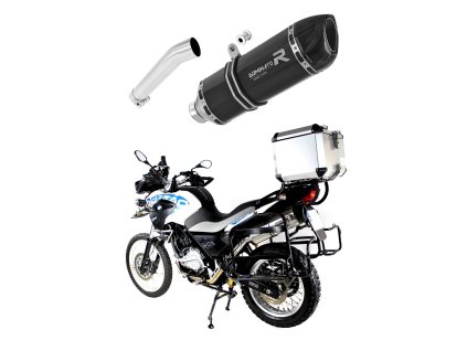 BMW G650 GS 2011 - 2018 wydech Tłumik HP1 BLACK + dB killer medium