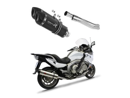 BMW K1600 GT GTL 2011 - 2023 wydech Tłumik HP1 BLACK + dB killer medium