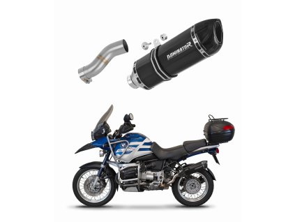 BMW R850R 2004 - 2007 wydech Tłumik HP1 BLACK + dB killer medium
