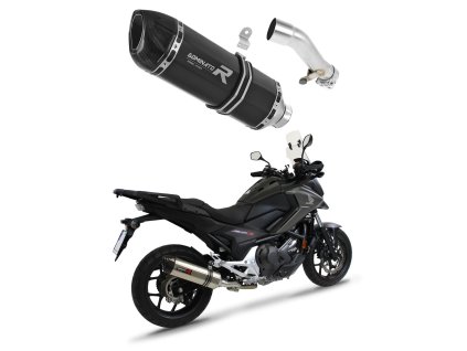 Honda NC 700 / 750 S 2012 - 2020 wydech Tłumik HP1 BLACK + dB killer medium