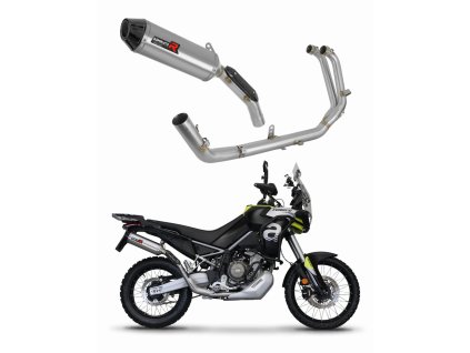 Aprilia Tuareg 660 2021 - 2023 Full System Kolektor wydech Tłumik HP3 + dB killer medium