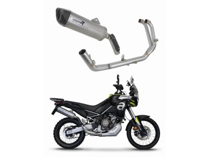 Aprilia Tuareg 660 2021 - 2023 Full System wydech Tłumik tytanowy HP6 + dB killer medium
