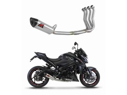 Suzuki GSX-S 1000 / F 2015 - 2020 Low Level Full system Kolektor wydech Tłumik HP8 + dB killer medium