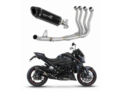 Suzuki GSX-S 1000 / F 2015 - 2020 Full system Kolektor wydech Tłumik HP8 BLACK + dB killer medium