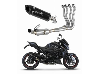 Suzuki GSX-S 1000 / F 2015 - 2020 Full system Kolektor wydech Tłumik HP8 BLACK + dB killer medium