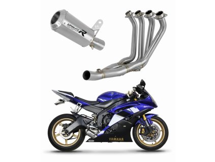 Yamaha YZF R6 2006 - 2016 Full system Kolektor wydech Tłumik GPS + dB killer medium