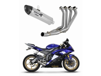 Yamaha YZF R6 2006 - 2016 Full system Kolektor wydech Tłumik HP8 + dB killer medium