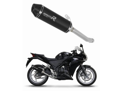 Honda CBR 250 R 2011 - 2013 wydech Tłumik HP3 BLACK + dB killer medium