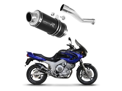 Yamaha TDM 850 Right Side 1996 - 2001 wydech Tłumik GP1 BLACK + dB killer medium