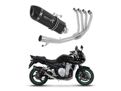 Suzuki GSF 650 BANDIT N / S 2007 - 2016 Full system Kolektor wydech Tłumik HP1 BLACK + dB killer medium