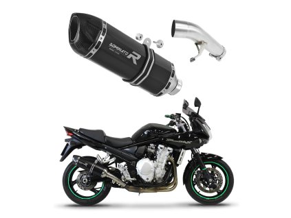 Suzuki GSF 650 BANDIT N / S 2007 - 2016 wydech Tłumik HP1 BLACK + dB killer medium