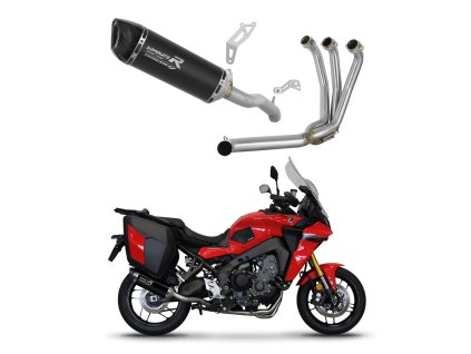 Yamaha Tracer 9 / GT 2021 - 2024 Full system Kolektor wydech Tłumik HP6 BLACK + dB killer medium