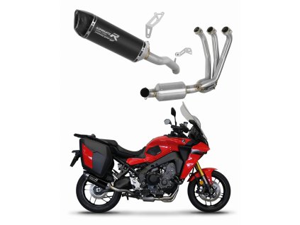 Yamaha Tracer 9 / GT 2021 - 2024 Full system Kolektor wydech Tłumik HP6 BLACK EX + dB killer medium