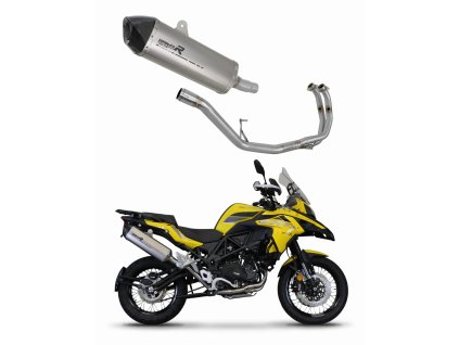Benelli TRK 502 X 2022 - 2023 Full System wydech Tłumik tytanowy HP7 + dB killer medium