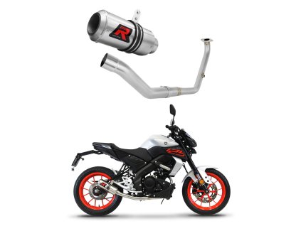 Yamaha MT 125 2021 - 2024 Full system Kolektor wydech Tłumik GP + dB killer medium