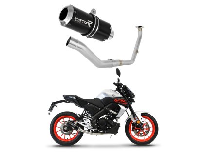 Yamaha MT 125 2021 - 2024 Full system Kolektor wydech Tłumik GP BLACK + dB killer medium