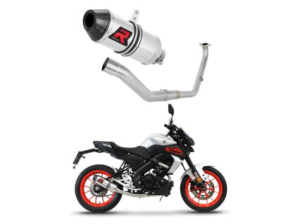 Yamaha MT 125 2021 - 2024 Full system Kolektor wydech Tłumik HP3 + dB killer medium