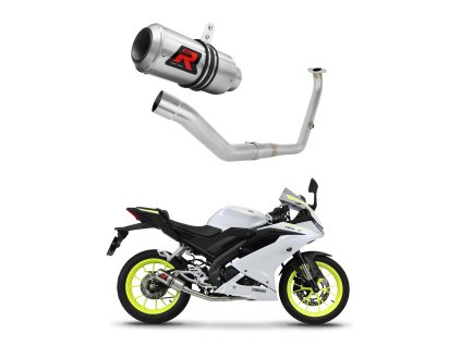 Yamaha YZF R125 2021 - 2024 Full system Kolektor wydech Tłumik GP + dB killer medium