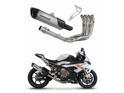 BMW S1000RR 2019 - 2024 Full System wydech Tłumik tytanowy HP6 + dB killer medium