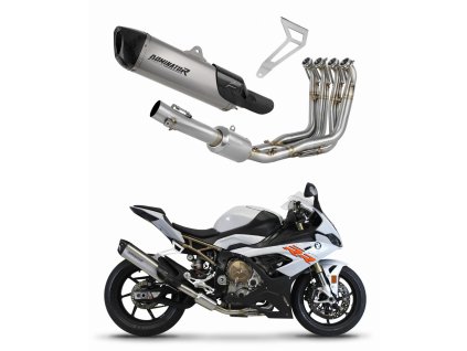 BMW S1000RR 2019 - 2024 Full System wydech Tłumik tytanowy HP6 + dB killer medium