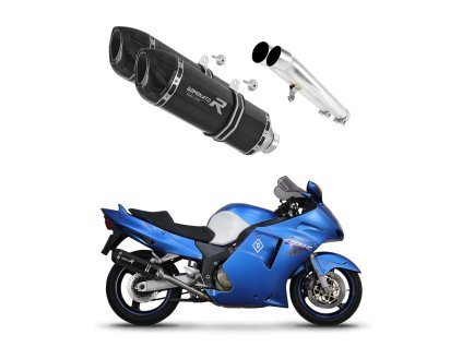 Honda CBR 1100 XX 1996 - 2006 wydech Tłumik HP1 BLACK + dB killer medium