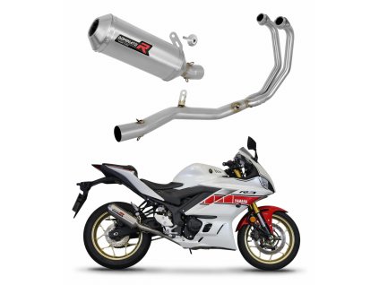 Yamaha YZF-R3 2019 - 2024 Full system Kolektor wydech Tłumik OV G2 + dB killer medium