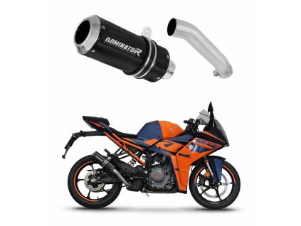 KTM RC 390 2022 - 2024 wydech Tłumik GP BLACK + dB killer