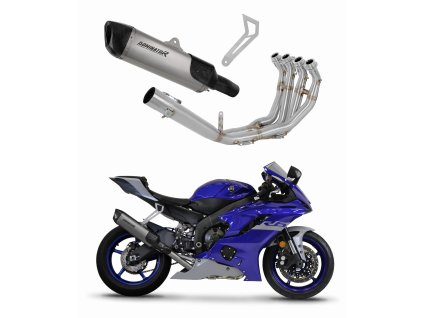 Yamaha YZF R6 2017 - 2023 Full System wydech Tłumik tytanowy HP6 + dB killer