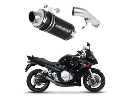 Suzuki GSXF 650 2007 - 2016 wydech Tłumik GP1 BLACK + dB killer medium