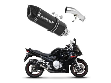 Suzuki GSXF 650 2007 - 2016 wydech Tłumik HP1 BLACK + dB killer medium