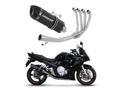 Suzuki GSX 1250 FA 2010 - 2016 Full system Kolektor wydech Tłumik HP1 BLACK + dB killer