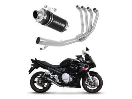 Suzuki GSXF 650 2007 - 2016 Full system Kolektor wydech Tłumik GP1 BLACK + dB killer