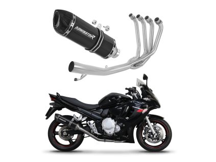 Suzuki GSXF 650 2007 - 2016 Full system Kolektor wydech Tłumik HP1 BLACK + dB killer