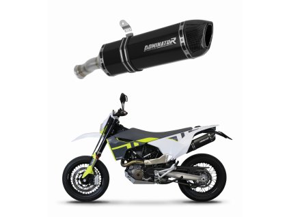 Husqvarna 701 SM Supermoto 2021 - 2023 wydech Tłumik HP1 BLACK + dB killer