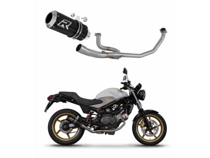 Honda VTR 250 2009 - 2015 Full system Kolektor wydech Tłumik GP BLACK + dB killer